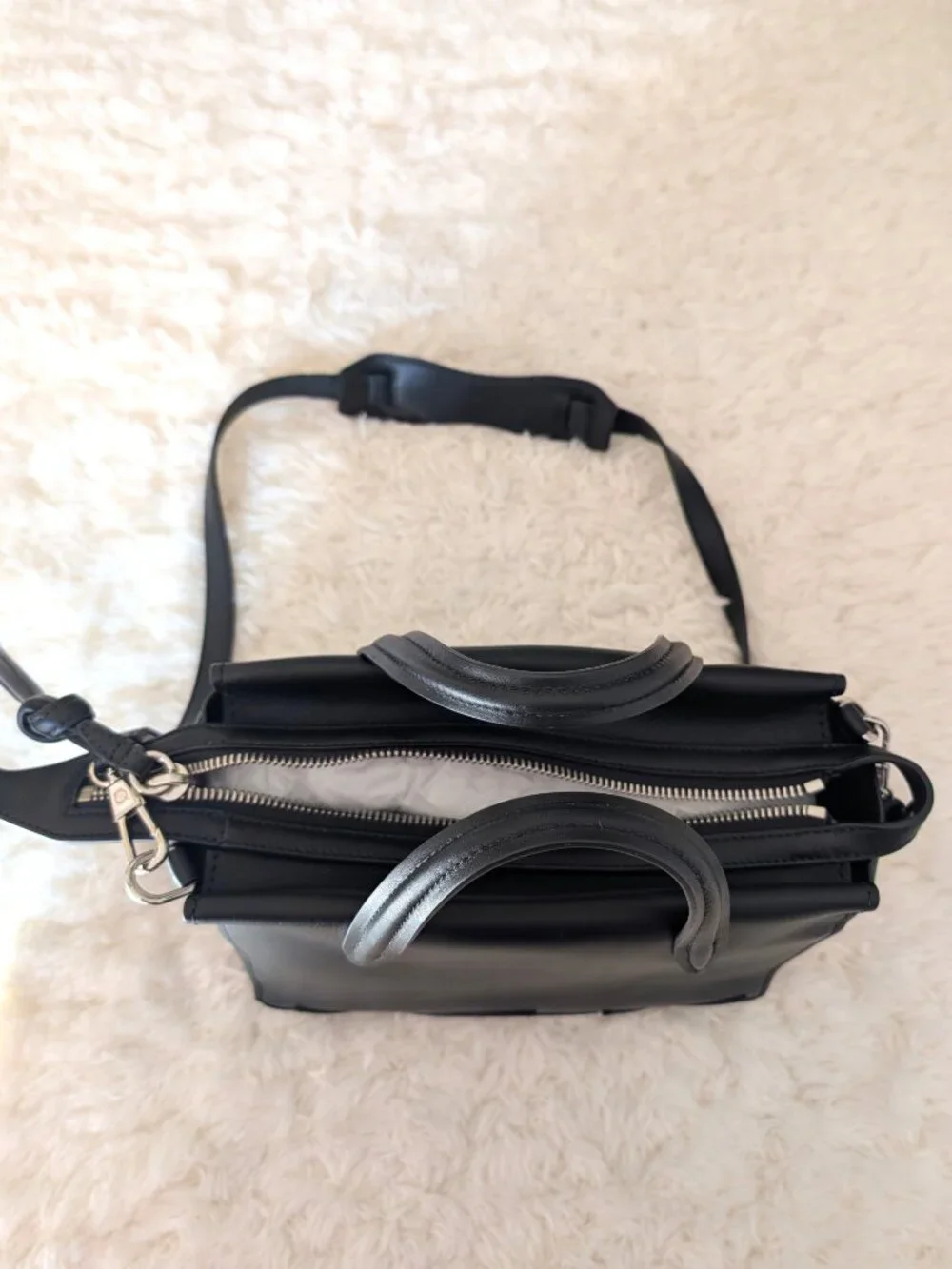 NWT 3.1 Phillip Lim Ames Small Patchwork Satchel (color: black)